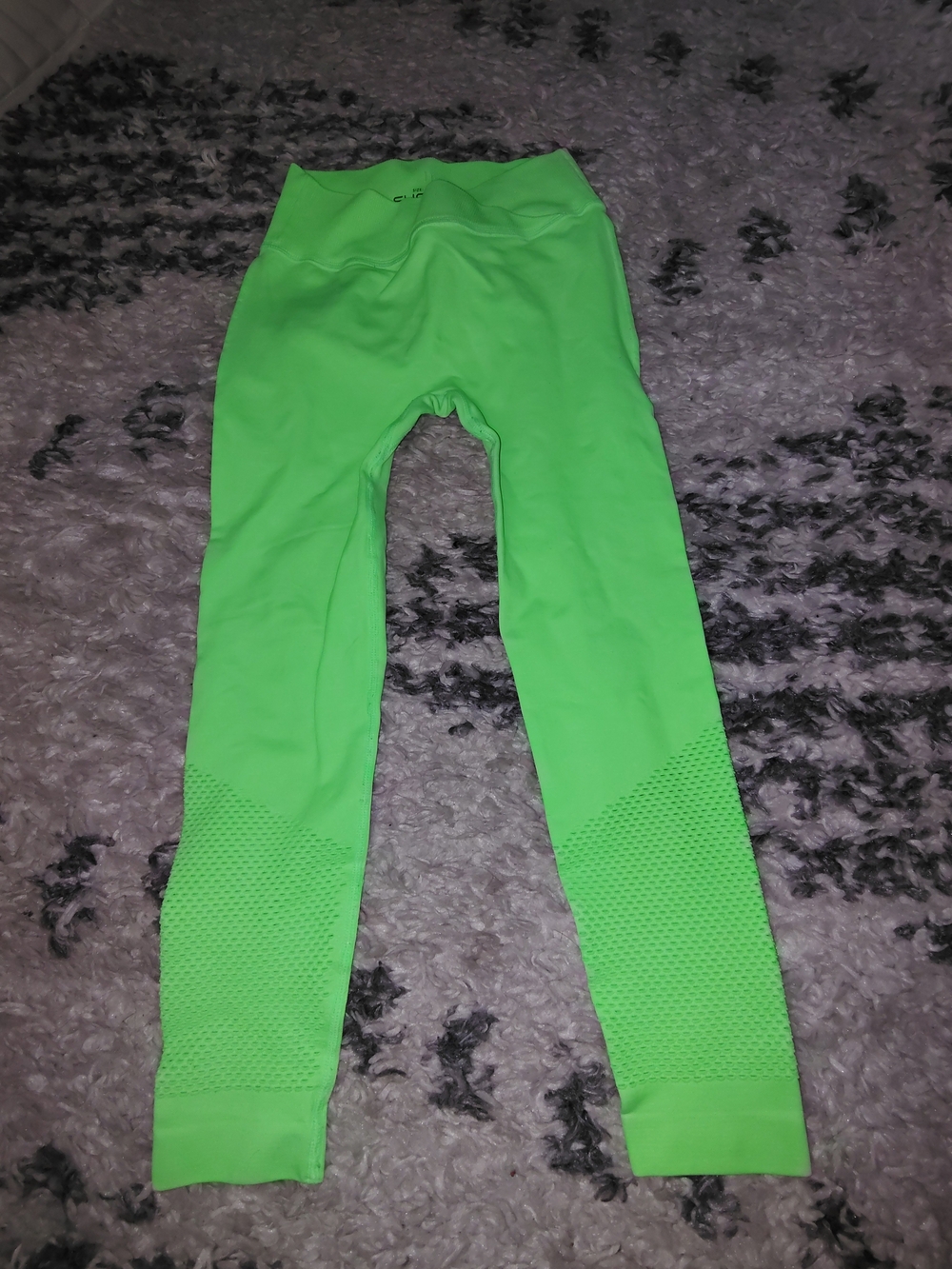 SHEFIT Neon Green Girls' Performance Leggings